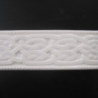 Cache Celtic Knot Accent Strip 3x8 Gloss Bisquit