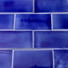 de cru craquele mer bleu 3x6