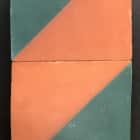 Terracotta Green Diagonal Hunter Green/Terracotta