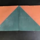 Terracotta Green Diagonal Hunter Green/Terracotta