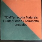 Terracotta Green Diagonal Hunter Green/Terracotta