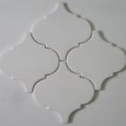 6x6 arabesque white matte
