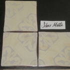 6x6 DECO ORLEANS SILVER MATTE MANCHADO ORILLAS FROTADAS