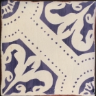 ORLEANS DARK BLUE no antiquing 6x6