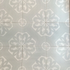 Orleans Silver: White Matte 6x6 White clay