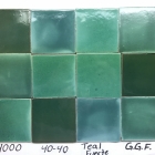 Talavera Mixed Green 4000. 4040. TEAL DARK. GARDEN GREEN DARK,