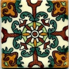 Unique 3x3 Talavera Deco # 5411-35P