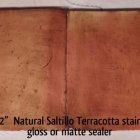 Natural Saltillo Terracotta stain