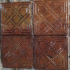 ANTIQUE TERRA COTTA PINWHEEL DESIGN 8X8
