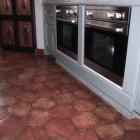 Antique Terra Cotta Hex 8"
