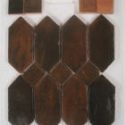 SB2015 #23 ANTIQUE WALNUT mixed PICKET & DOT