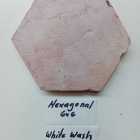 Antique Hexagonal 6" White Wash