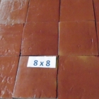 Antique Saltillo Red 8x8