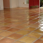 Pressed (super) Saltillo Tile clear sealed
