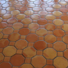 OCTAGONAL MEXICAN SALTILLO PAVER TILES CLEAR SEAL
