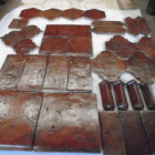 Terrastone Burgundy Mixed shapes