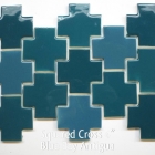 Squared Cross 4"  Blue Bay Antigua