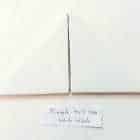 Zellige White Matte  Triangle 4"